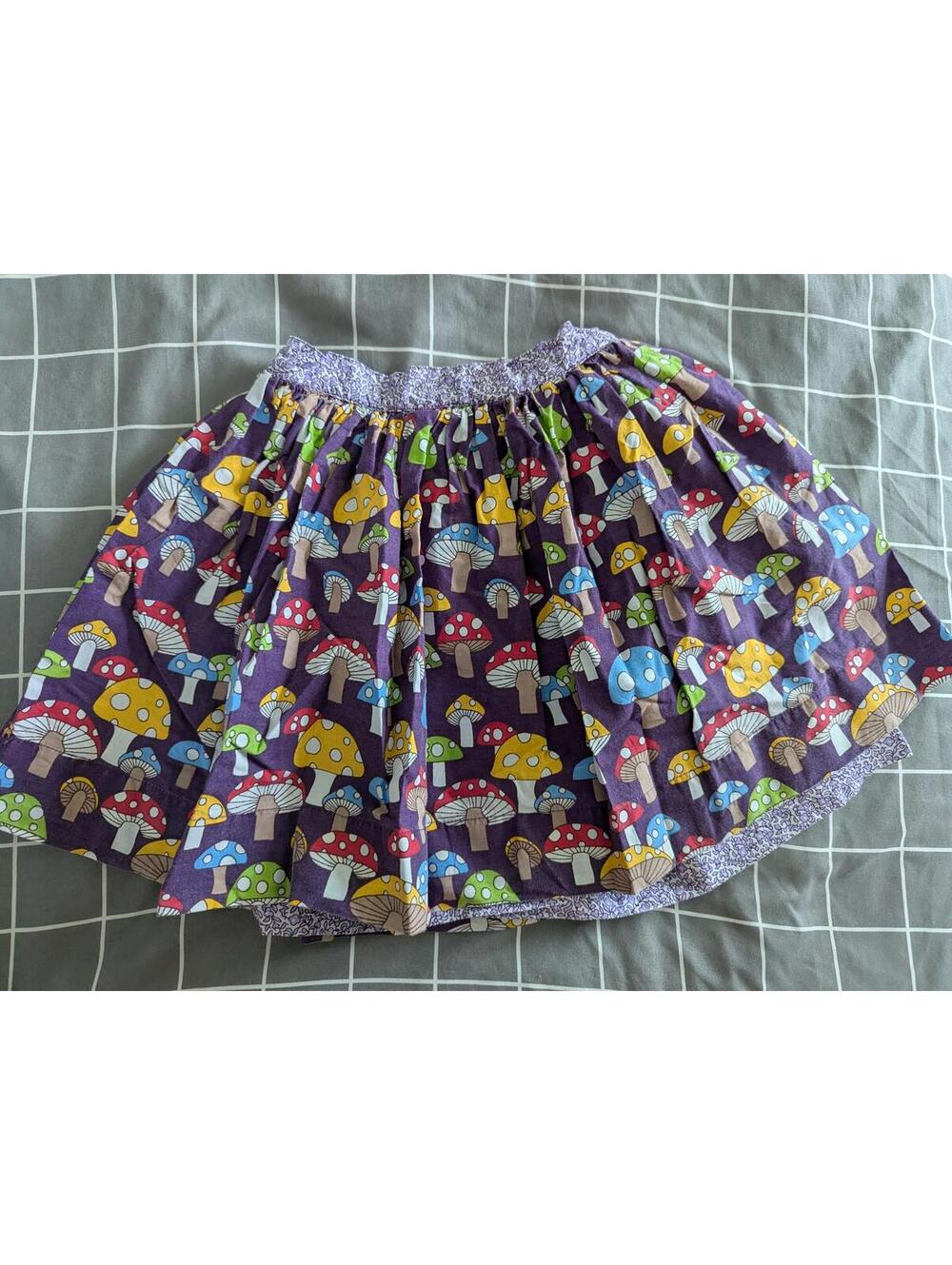 Little Bird mushrooms toadstools skirt